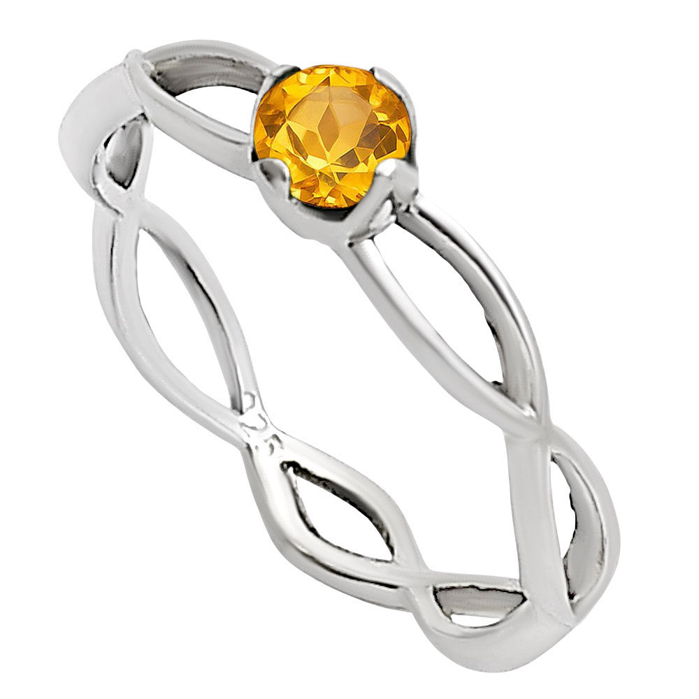 Citrine Ring size-5 R-1213 SDR252037