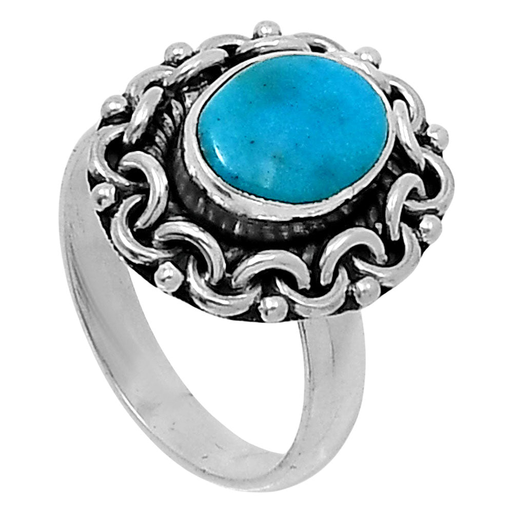 Premium Sleeping Beauty Turquoise Ring size-6 R-1667 27-ER11256