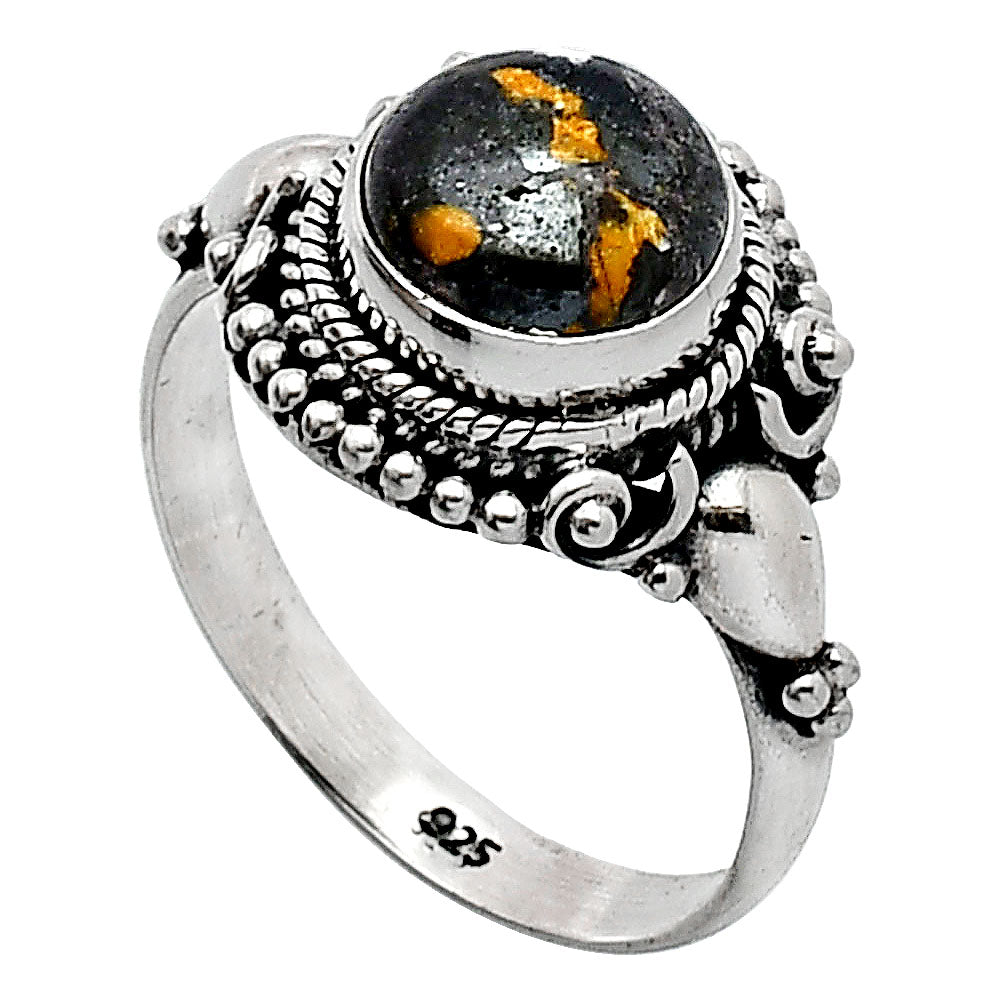 Natural Indian Blanket Jasper Ring size-7.5 R-1291 SDR238707